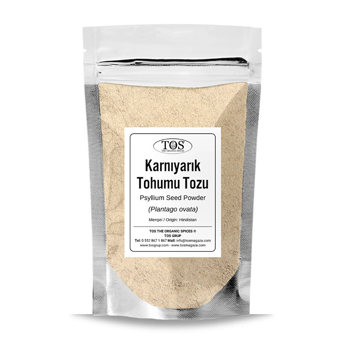 Karnıyarık Otu Tohumu Tozu 100 gr (1. Kalite) Plantago ovata