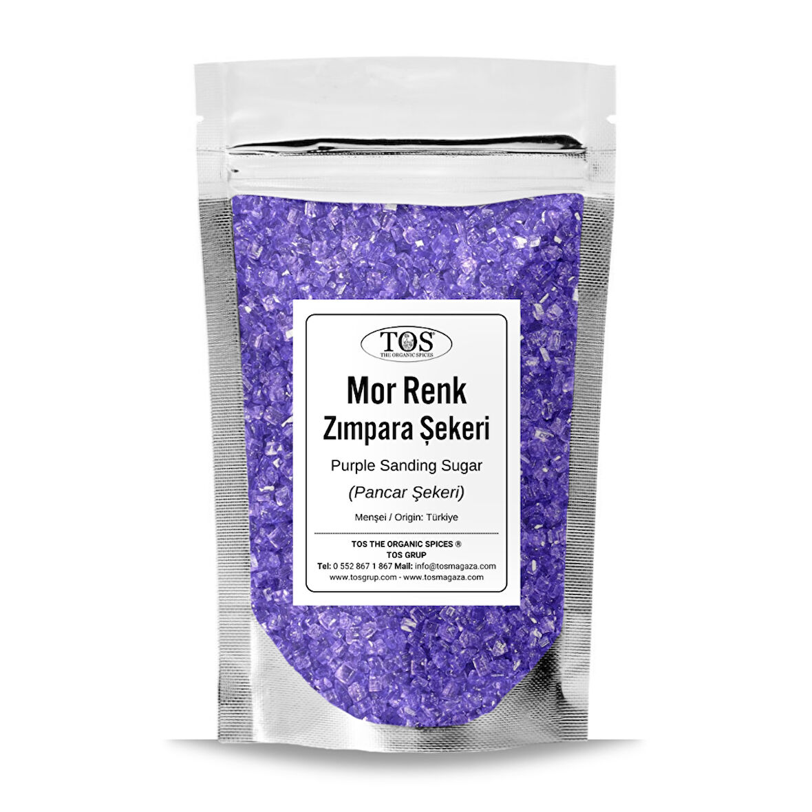 Mor Zımpara Şekeri 100 gr Purple Sanding Sugar