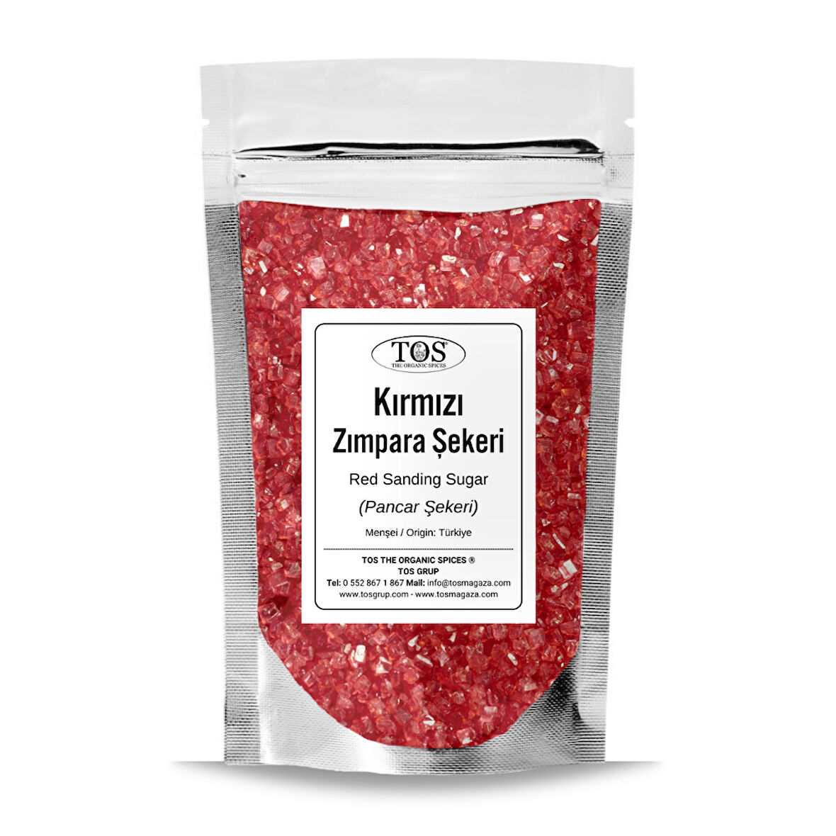 Kırmızı Zımpara Şekeri 100 gr Red Sanding Sugar