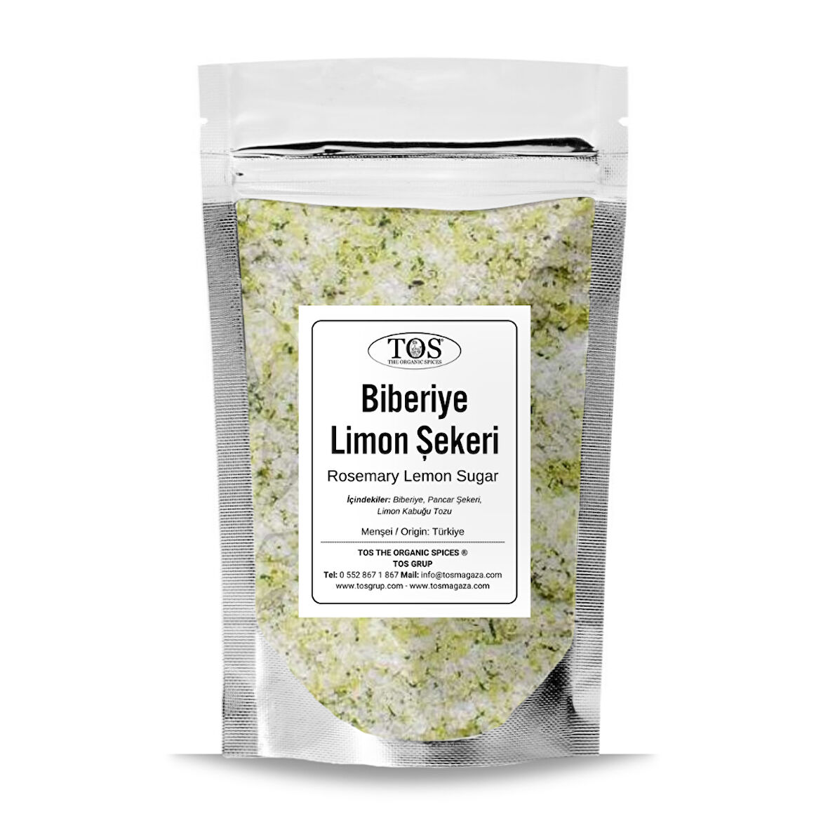 Biberiye Limon Şekeri 500 gr (1. Kalite) Rosemary Lemon Sugar