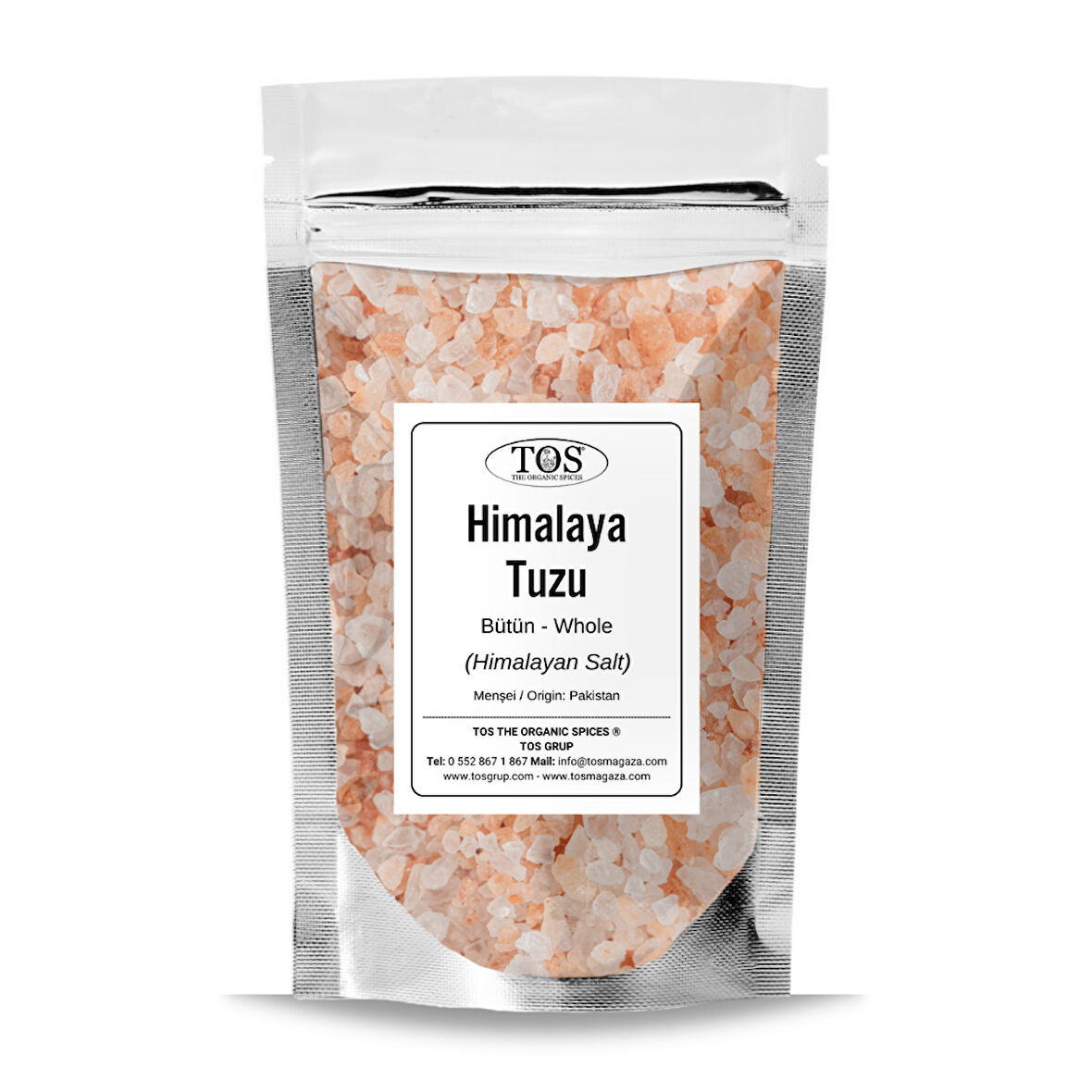 Himalaya Tuzu (Bütün) 1 kg (1. Kalite) Himalayan Salt (Whole)