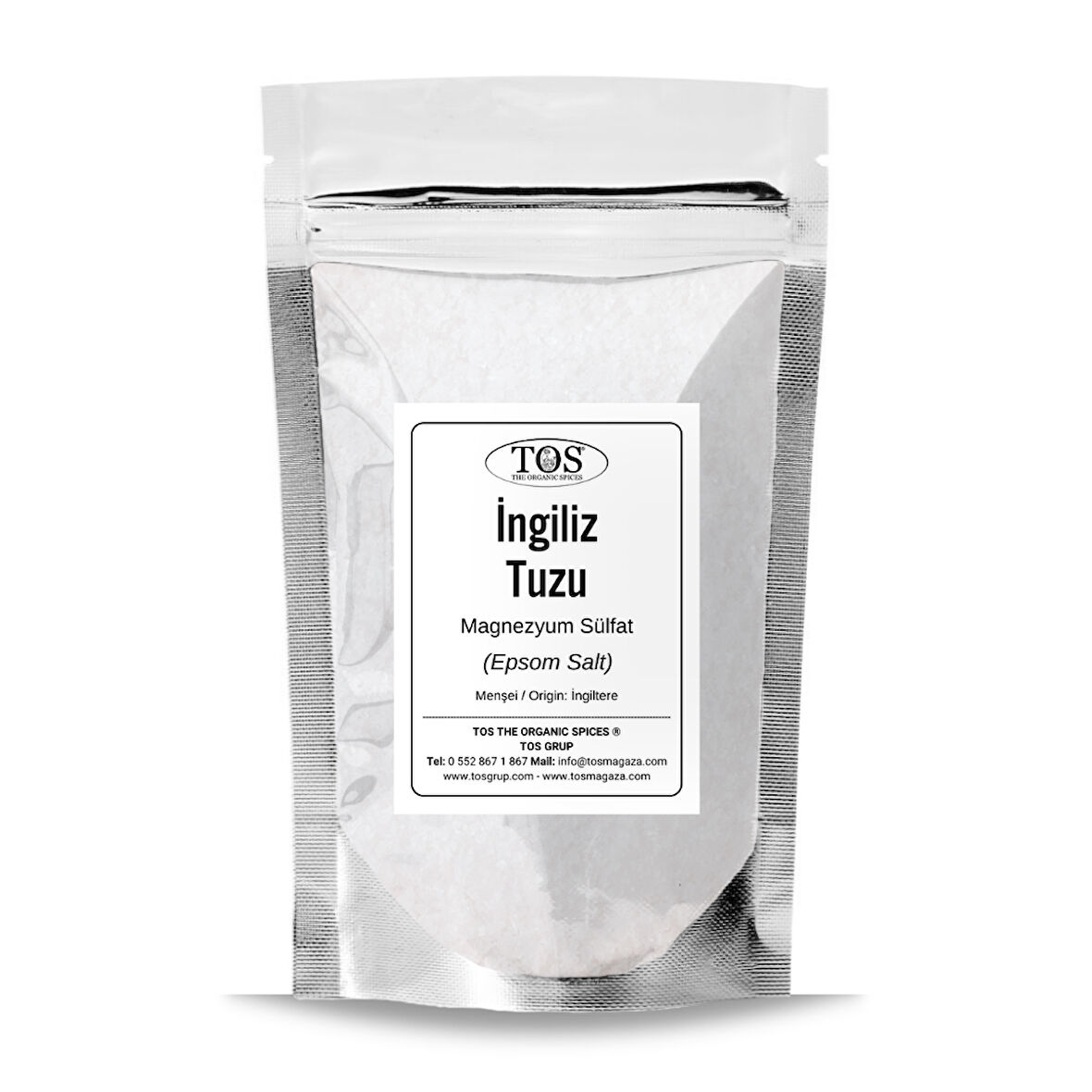 İngiliz Tuzu (Epsom Tuzu) 2,5 kg (1. Kalite) Epsom Salt