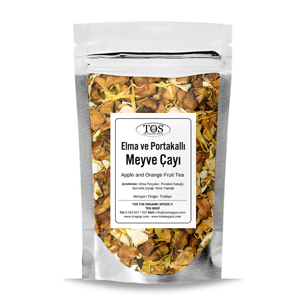 Elma ve Portakallı Meyve Çayı 40 gr (1. Kalite)