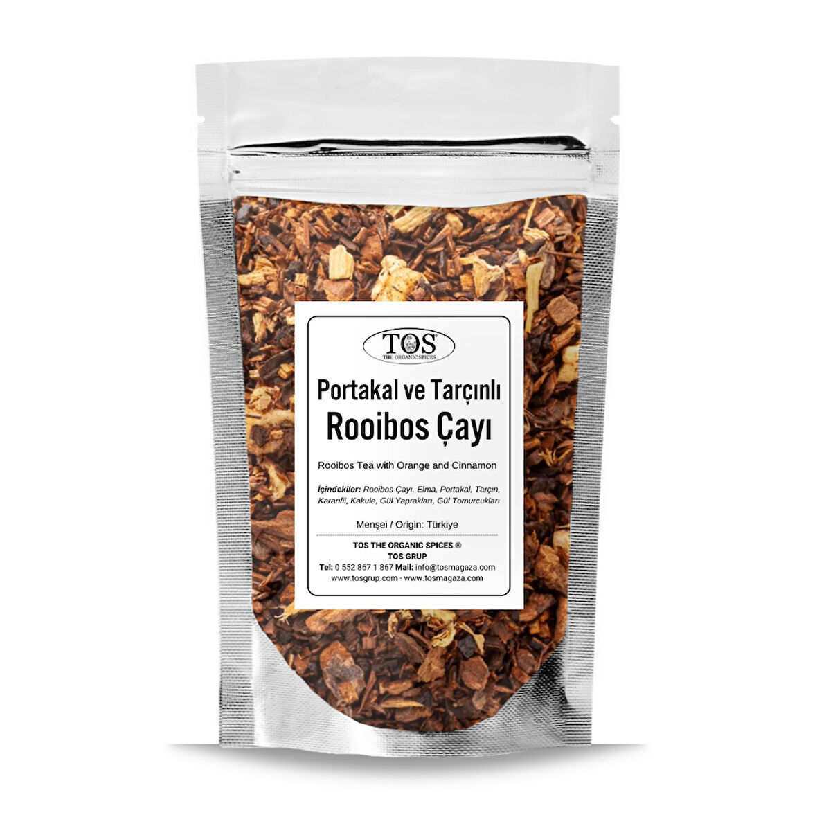 Portakal ve Tarçınlı Rooibos Kış Çayı 100 gr (1. Kalite)
