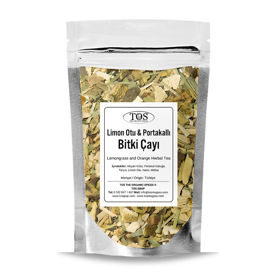 Limon Otu ve Portakallı Bitki Çayı 100 gr (1. Kalite)