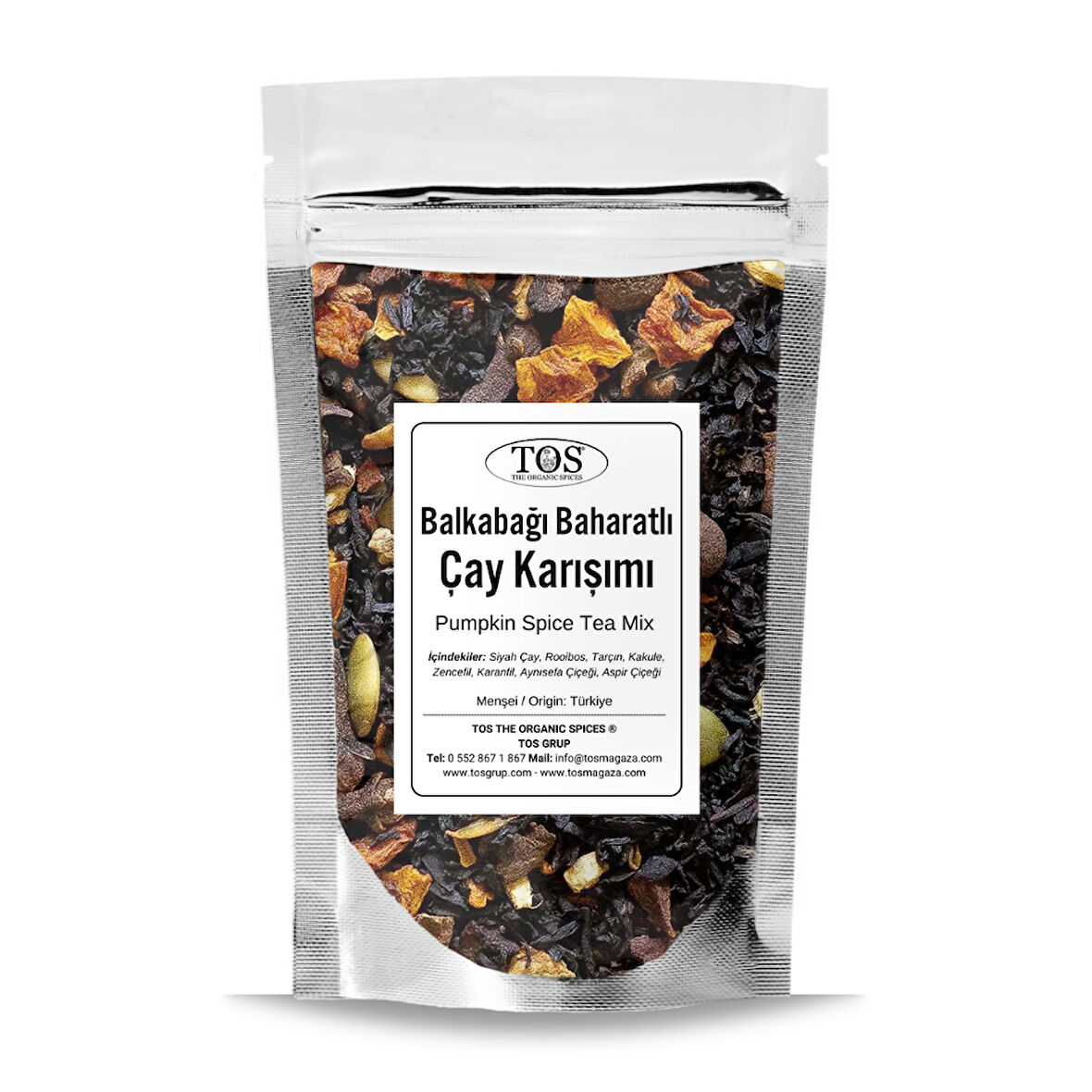 Balkabağı Baharatlı Çay Karışımı 250 gr (1. Kalite)