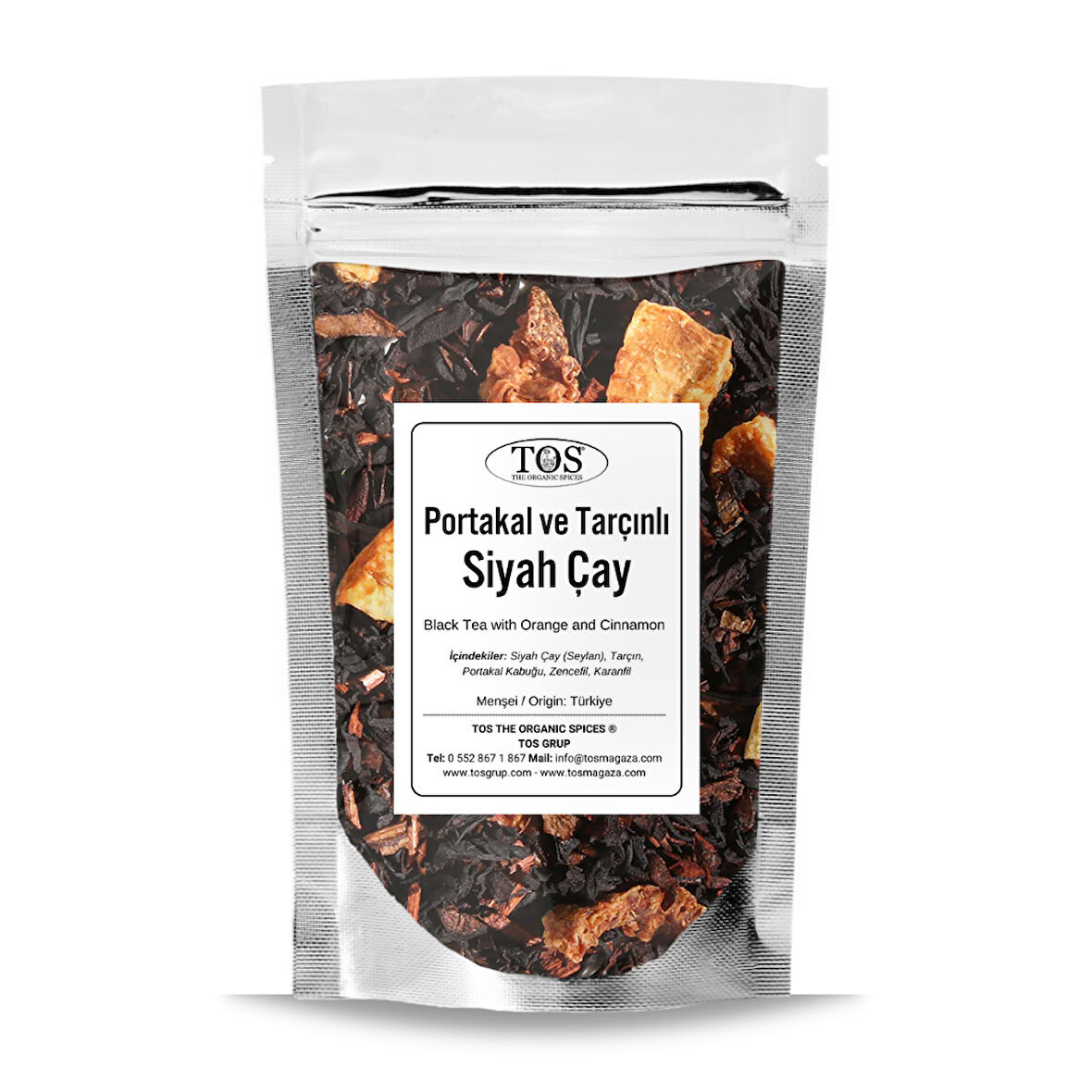 Portakal ve Tarçınlı Siyah Çay 40 gr (1. Kalite)