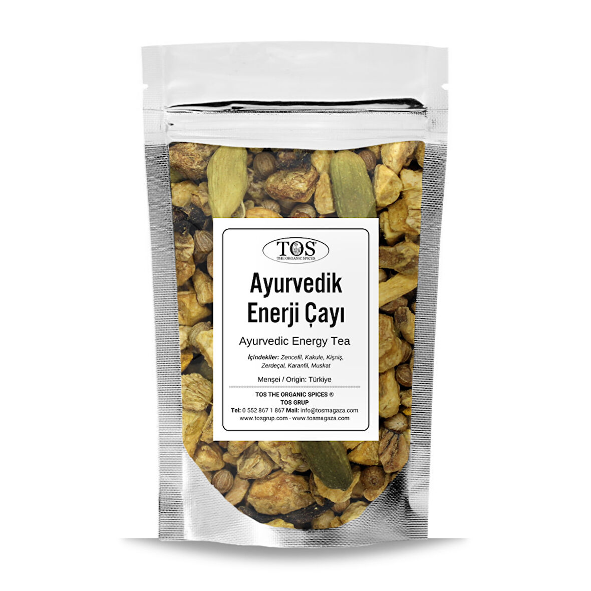 Ayurvedik Enerji Çayı 100 gr (1. Kalite)