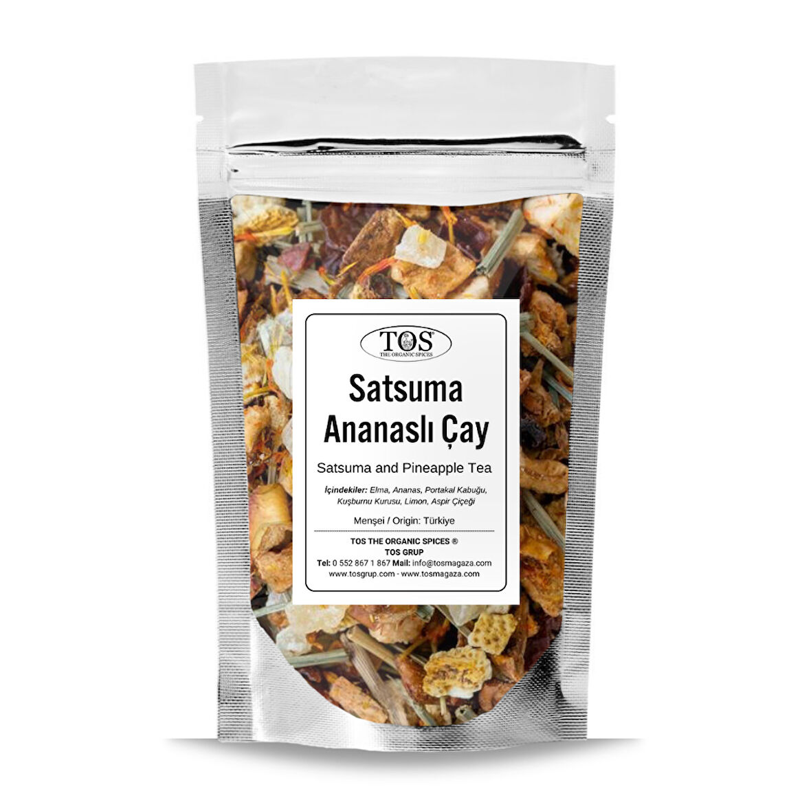 Satsuma ve Ananaslı Çay 250 gr (1. Kalite)