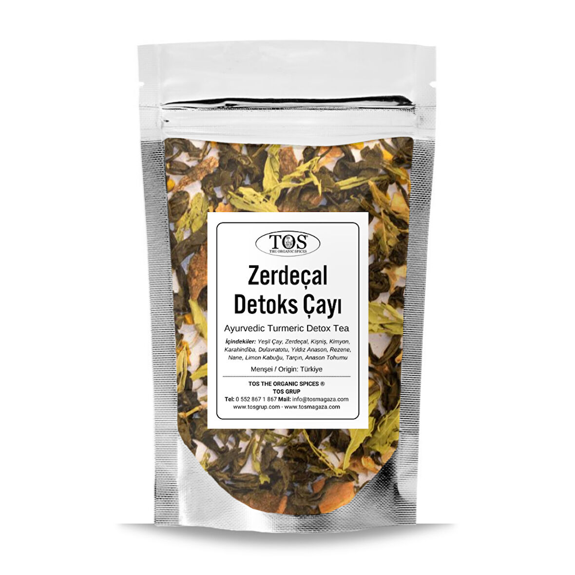 Ayurvedik Zerdeçal Detoks Çayı 250 gr (1. Kalite)