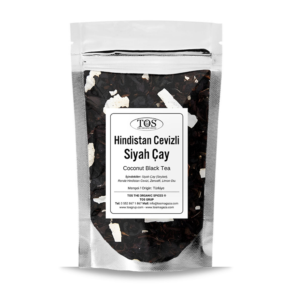 Hindistan Cevizli Siyah Çay 100 gr (1. Kalite)