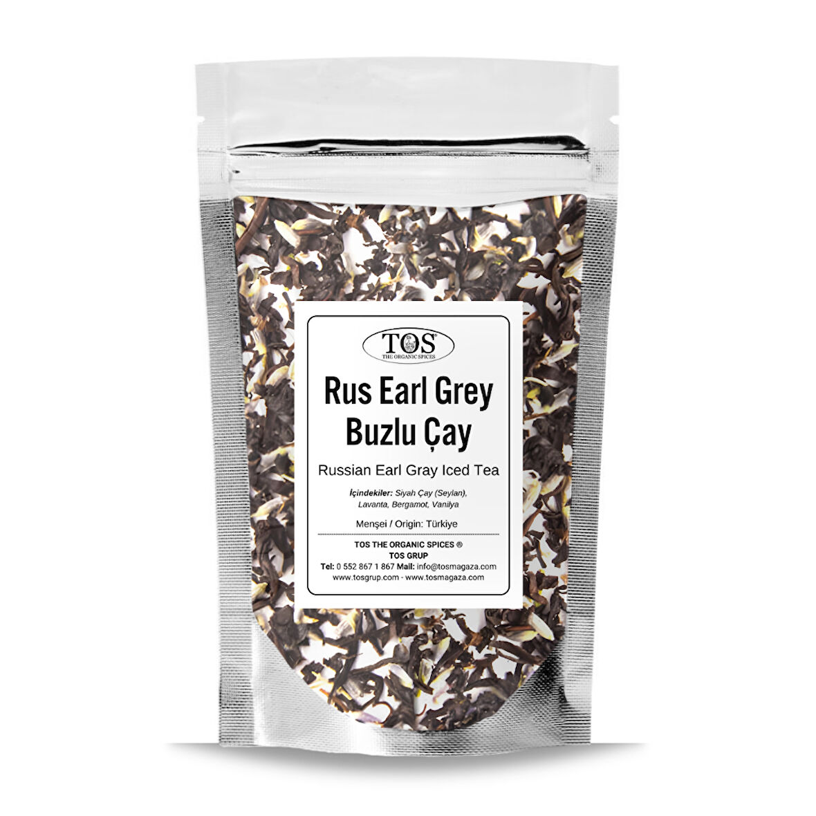 Rus Earl Grey Buzlu Çay 40 gr (1. Kalite)