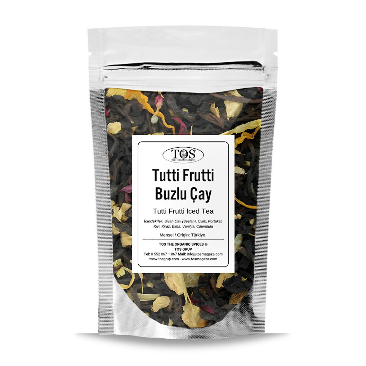 Tutti Frutti Buzlu Çay 100 gr (1. Kalite)
