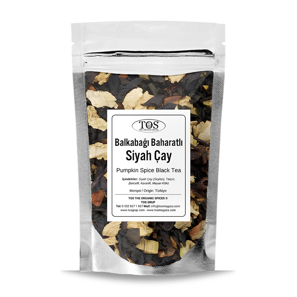 Balkabağı Baharatlı Siyah Çay 40 gr (1. Kalite)
