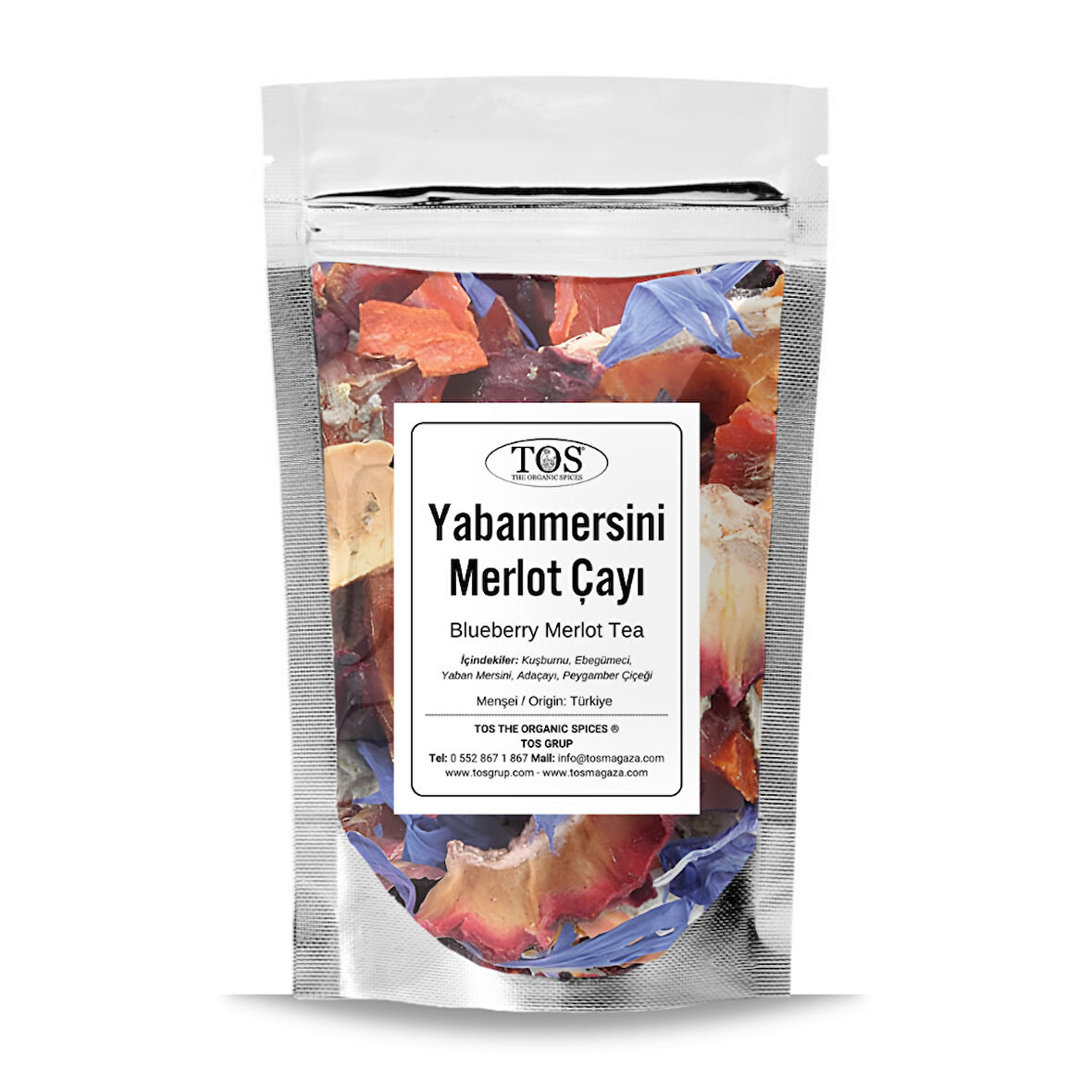 Yabanmersini Merlot Çayı 100 gr (1. Kalite)