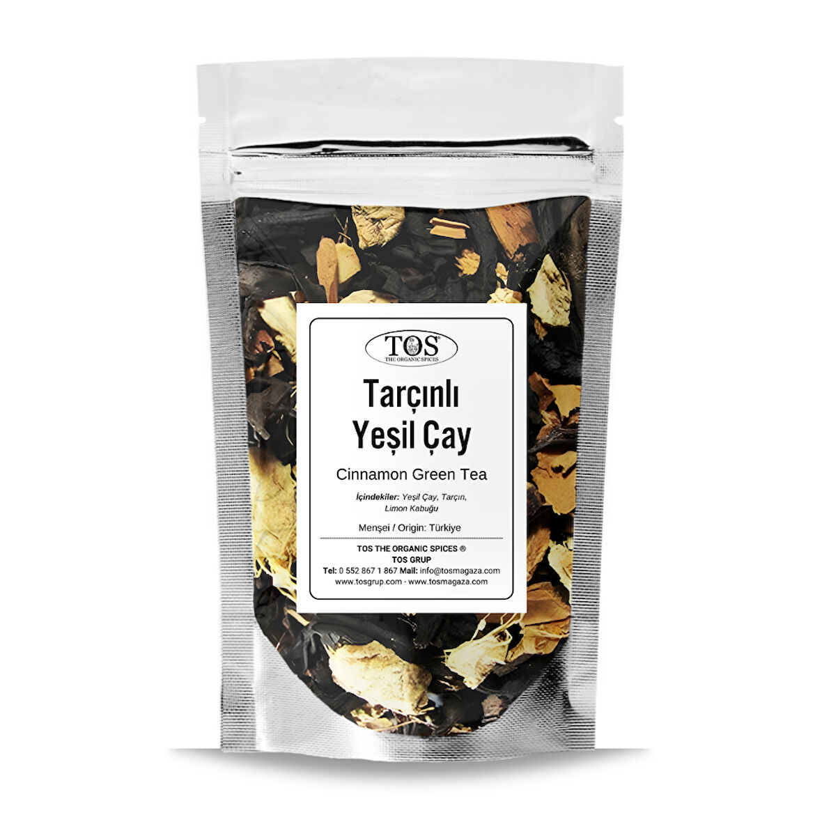 Tarçınlı Yeşil Çay 100 gr (1. Kalite)