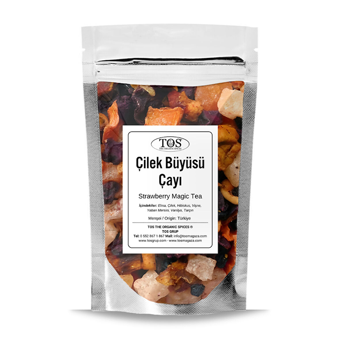 Çilek Büyüsü Çayı 100 gr (1. Kalite)