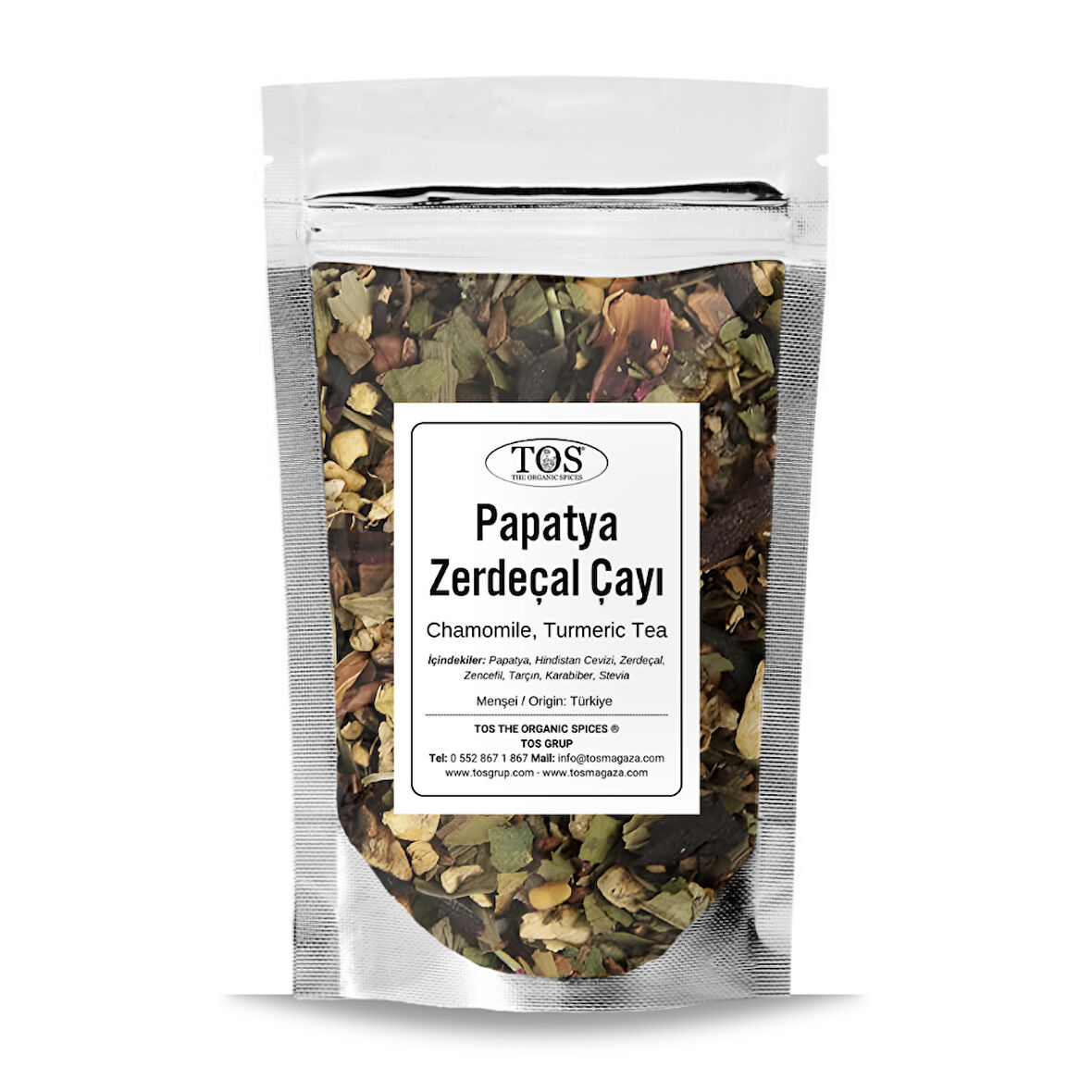 Papatya, Zerdeçal Çayı 250 gr (1. Kalite)