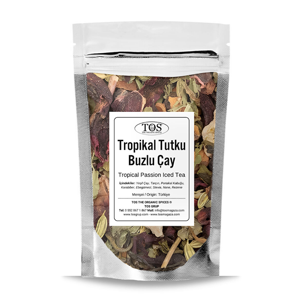 Tropikal Tutku Buzlu Çay 100 gr (1. Kalite)