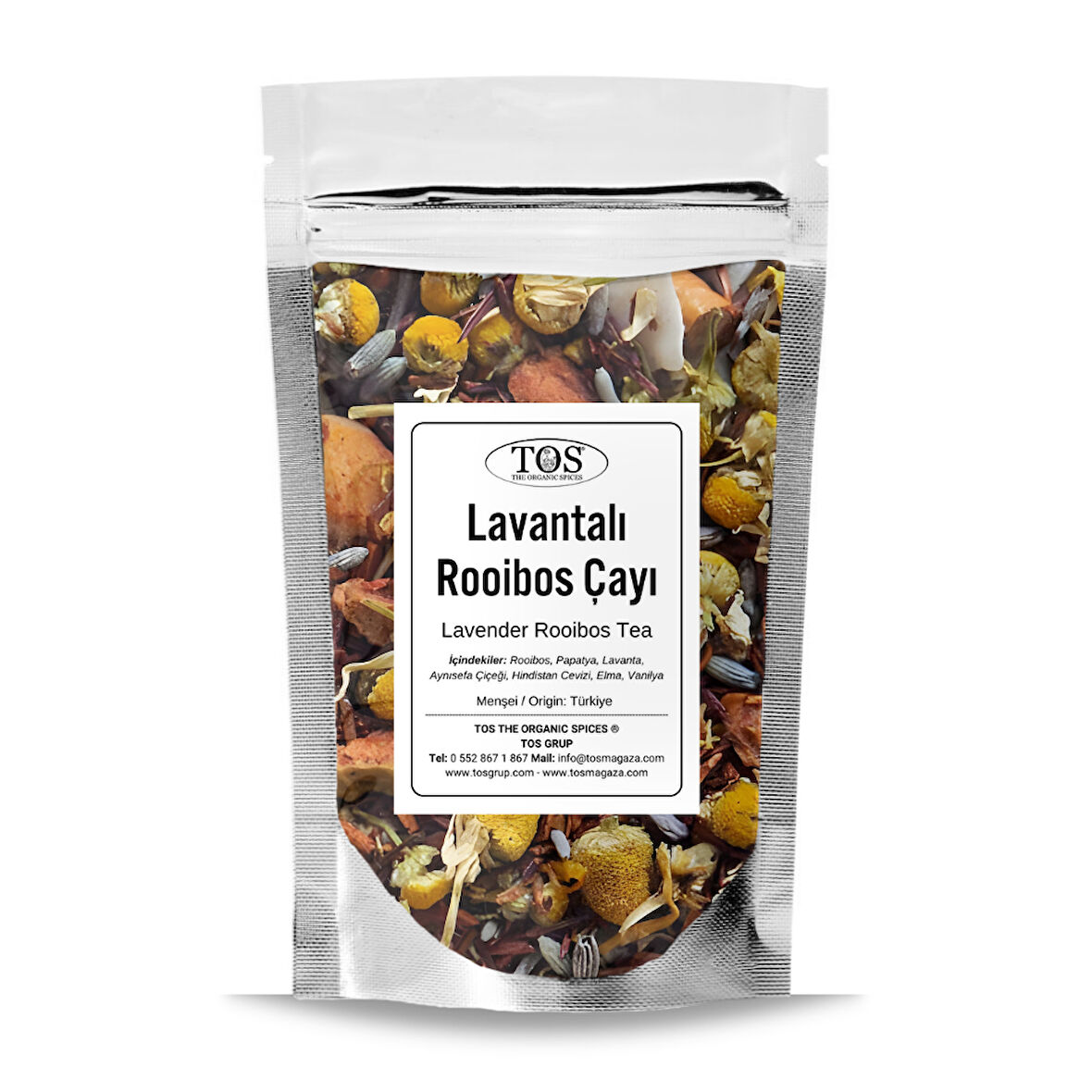 Lavantalı Rooibos Çayı 100 gr (1. Kalite)