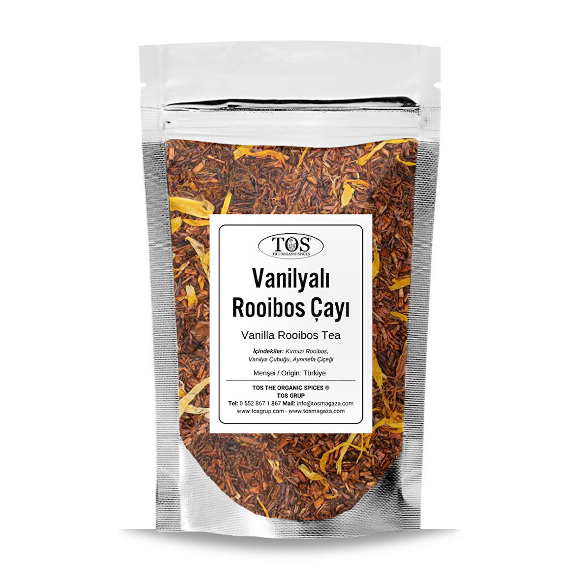 Vanilyalı Rooibos Çayı 40 gr (1. Kalite)