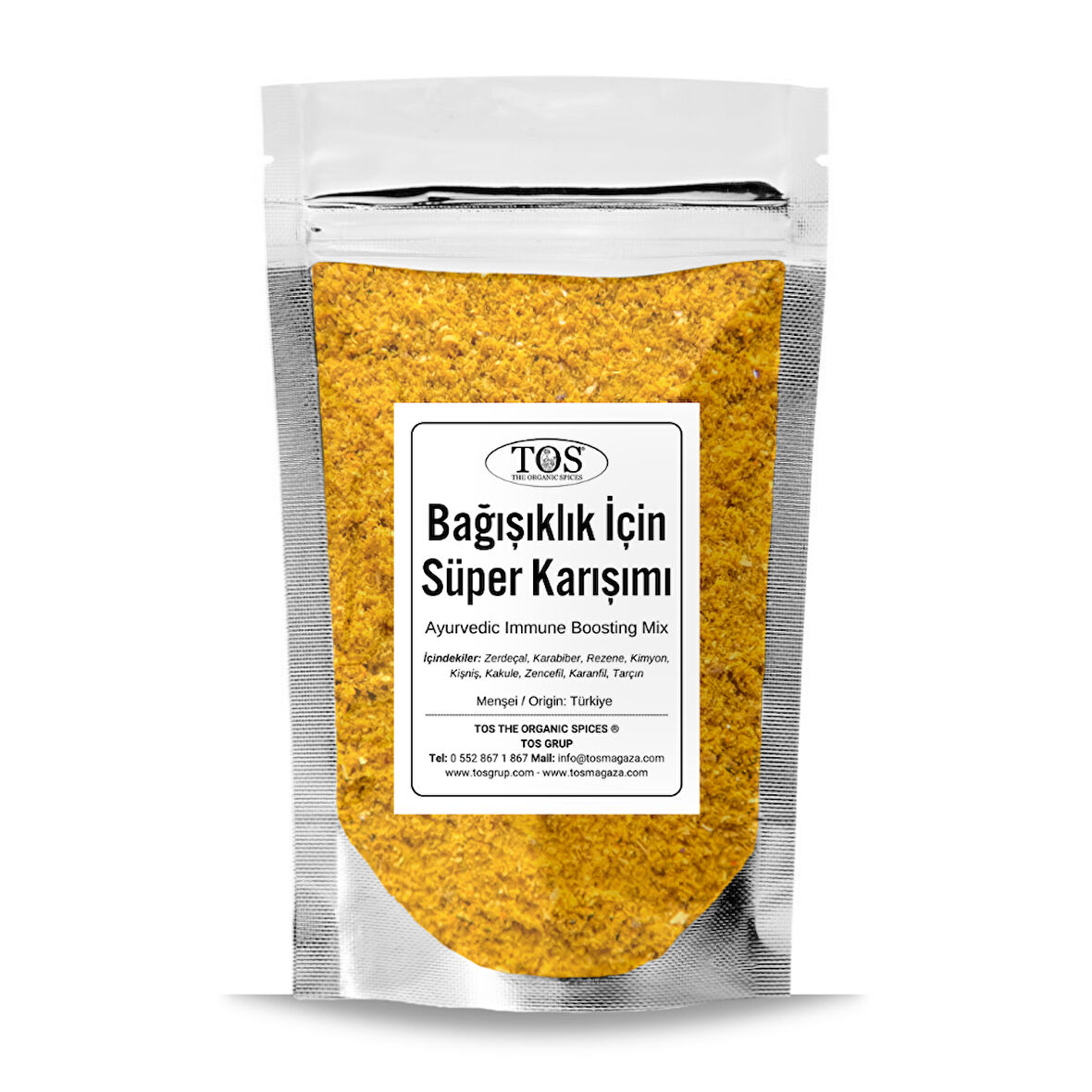 Ayurveda Bağışıklık Güçlendirici Süper Karışım 500 gr (1. Kalite)