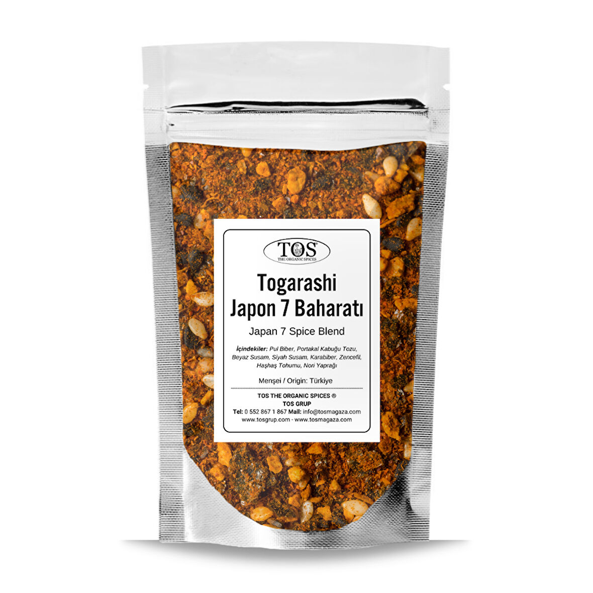 Togarashi (Japonya 7 Baharat Karışımı) 100 gr (1. Kalite)