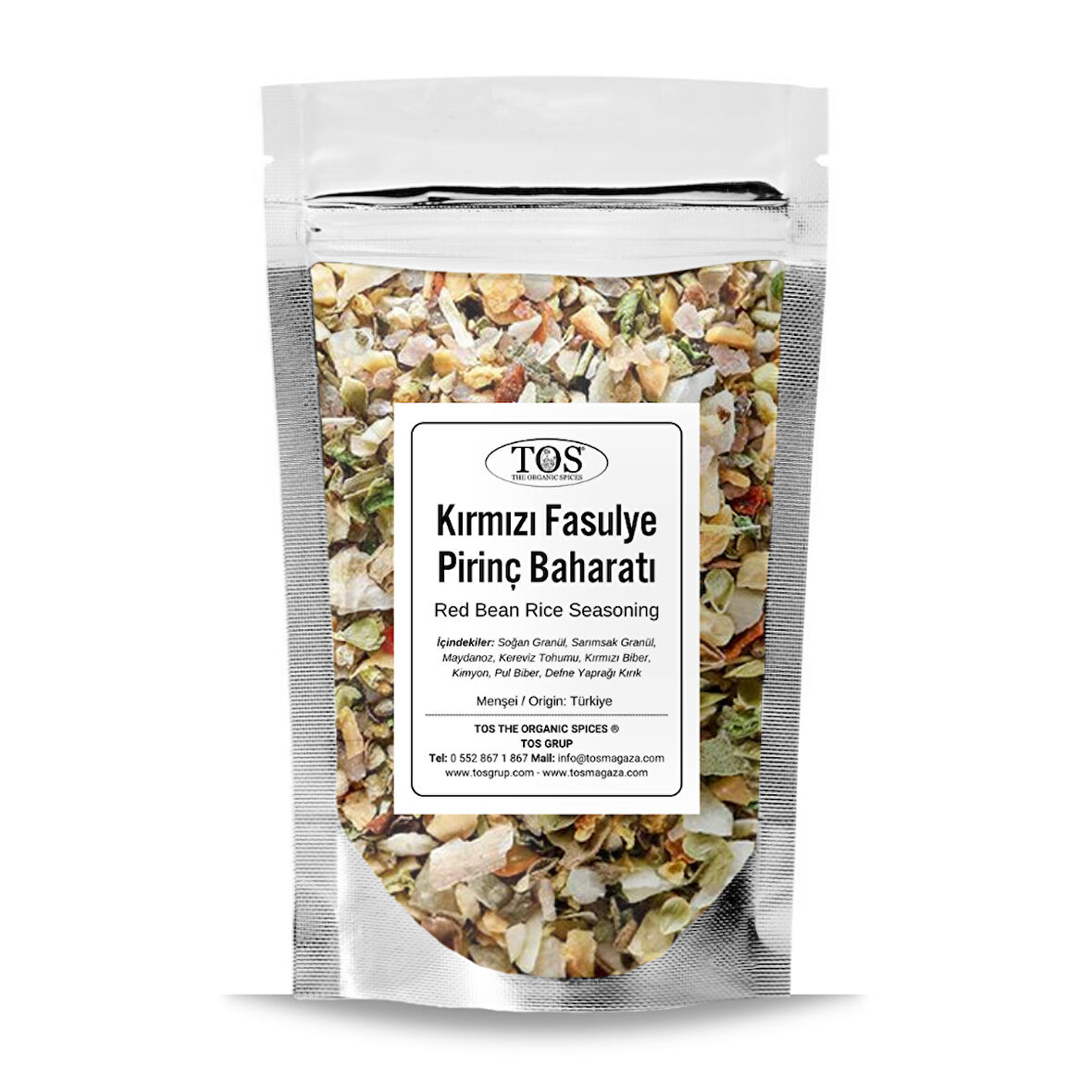 Creole Kırmızı Fasulye ve Pirinç Baharat Karışımı 500 gr (1. Kalite)