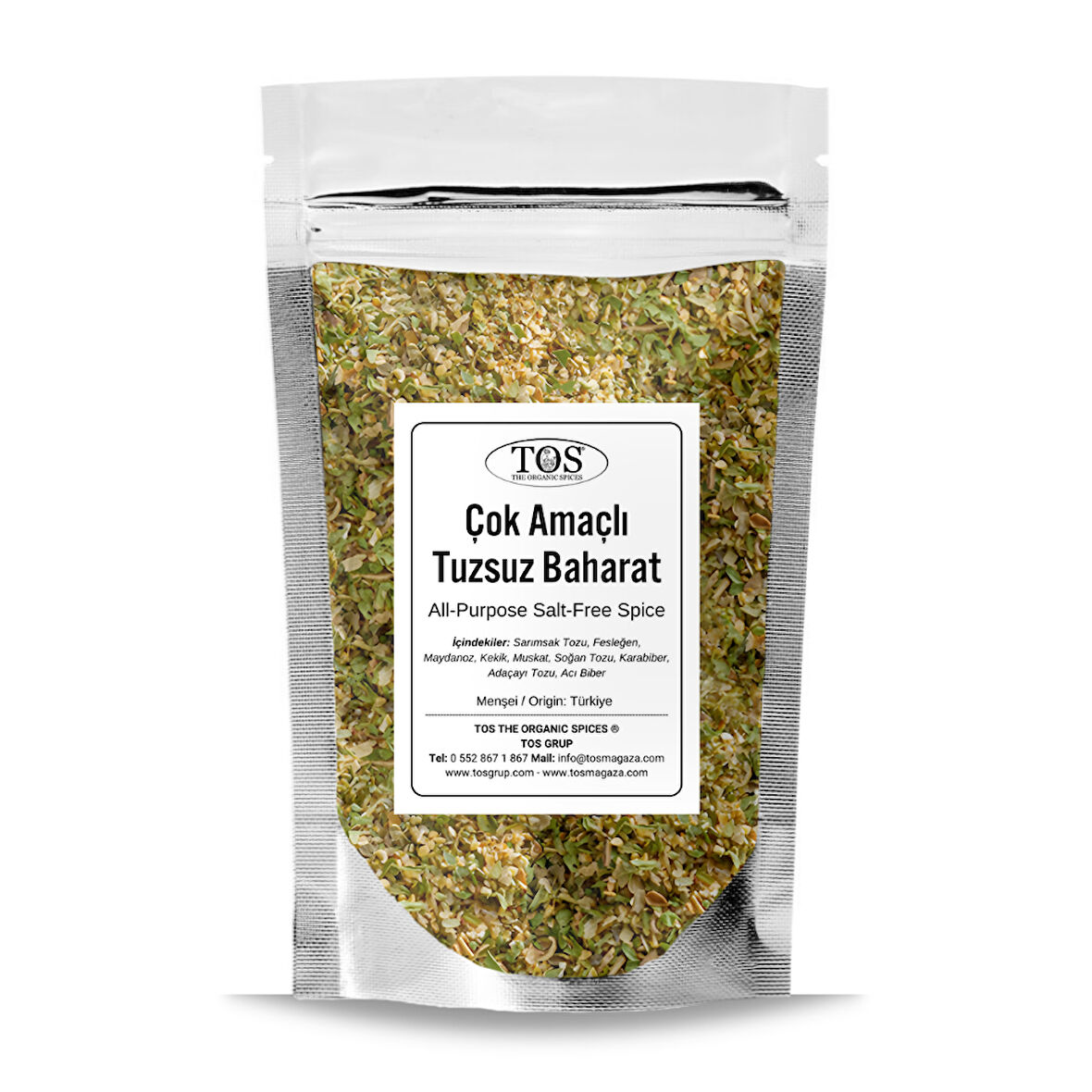 Çok Amaçlı Tuzsuz Baharat Karışımı 100 gr (1. Kalite)