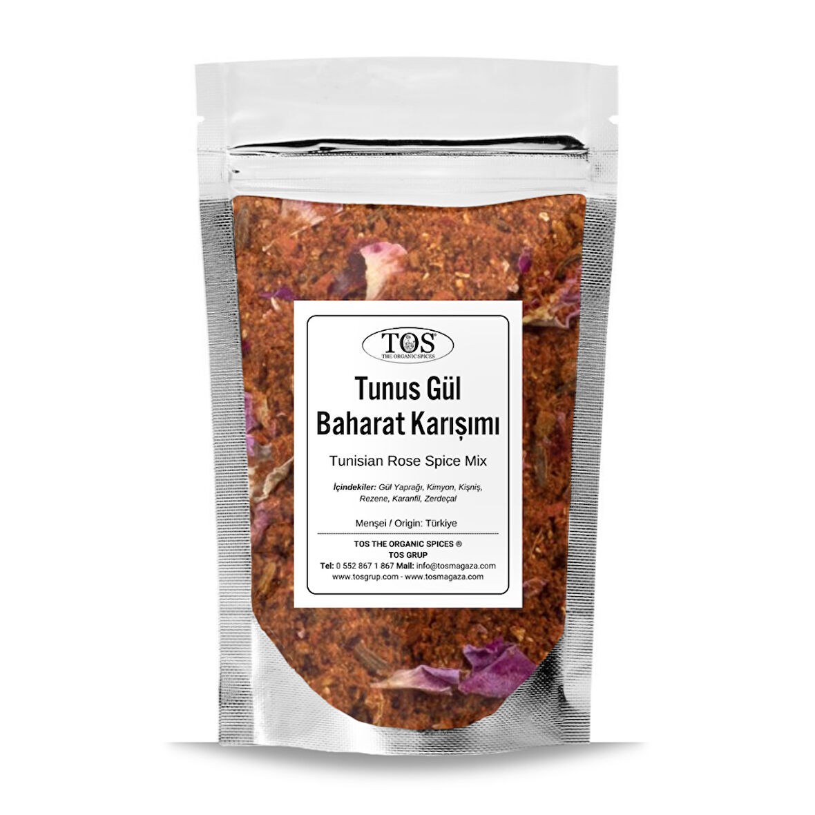 Tunus Gül Baharat Karışımı 100 gr (1. Kalite)