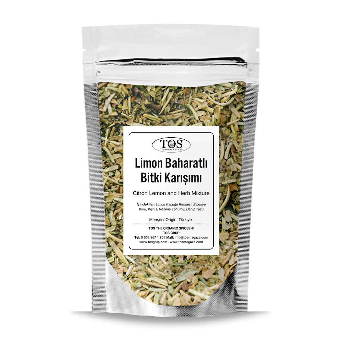Citron Limon Baharatı ve Bitki Karışımı 100 gr (1. Kalite)