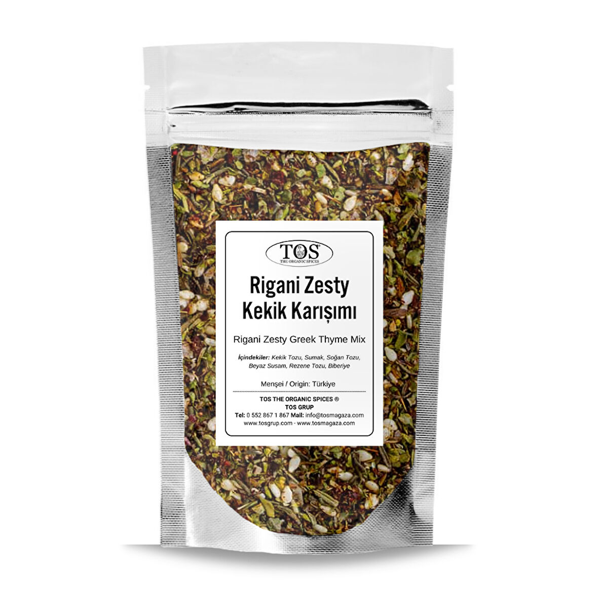 Rigani Zesty Yunan Kekik Karışımı 100 gr (1. Kalite)