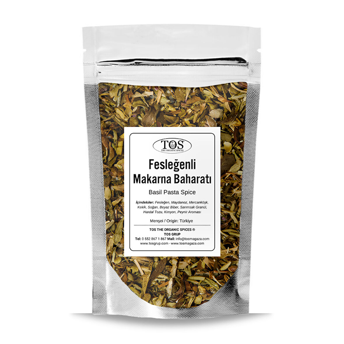 Fesleğenli Makarna Baharatı 100 gr (1. Kalite)