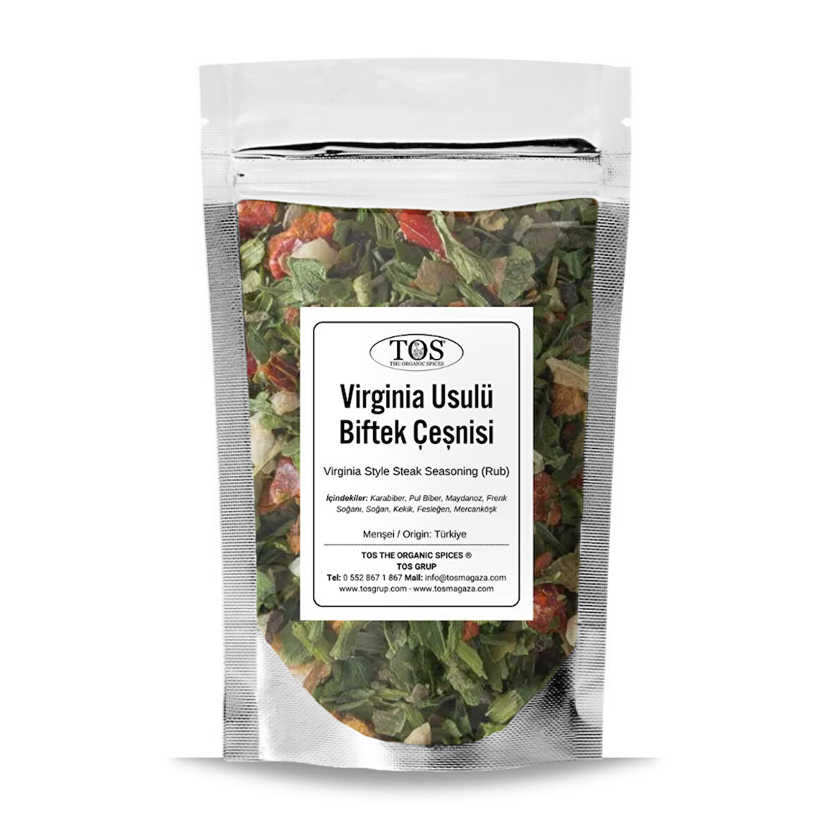 Virginia Usulü Biftek Çeşnisi (Ovma) 500 gr (1. Kalite)