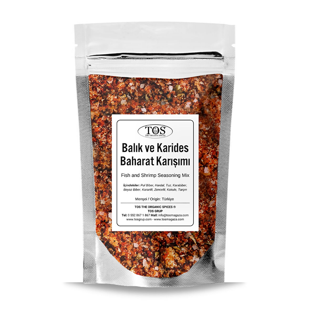 Balık ve Karides Baharat Karışımı 250 gr (1. Kalite)