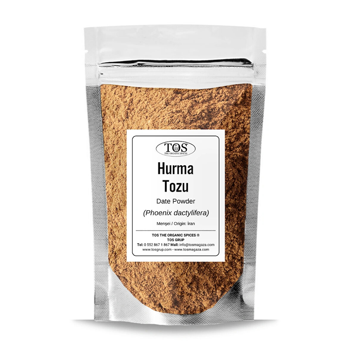 Hurma Tozu 500 gr (1. Kalite) Phoenix dactylifera