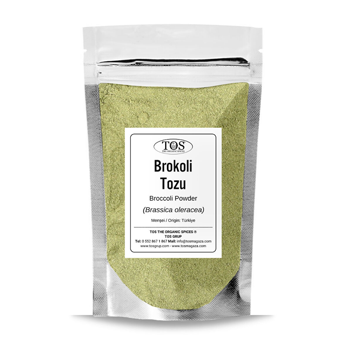 Brokoli Tozu 500 gr (1. Kalite) Brassica oleracea