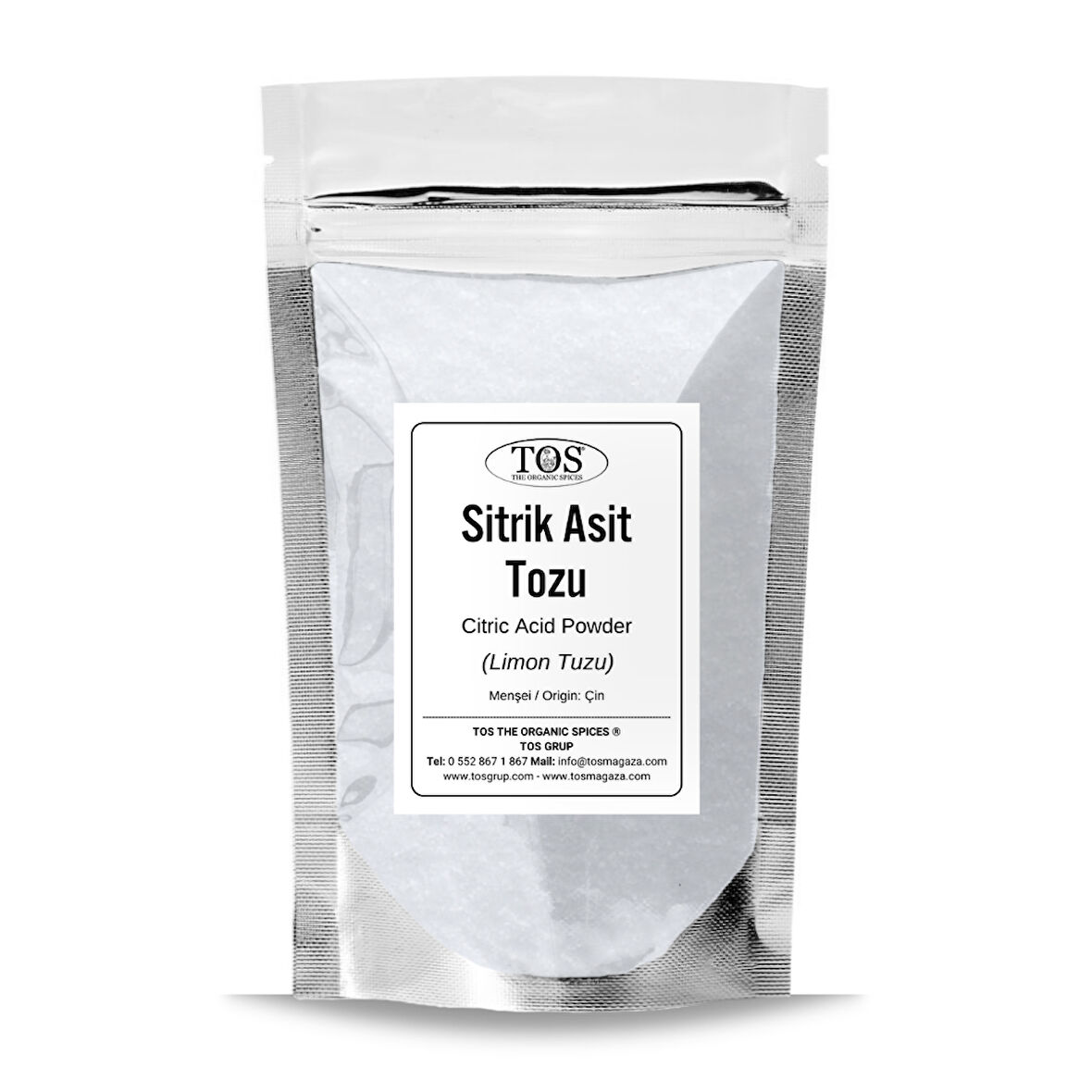 Sitrik Asit Tozu 250 gr (1. Kalite) Citric Acid Powder