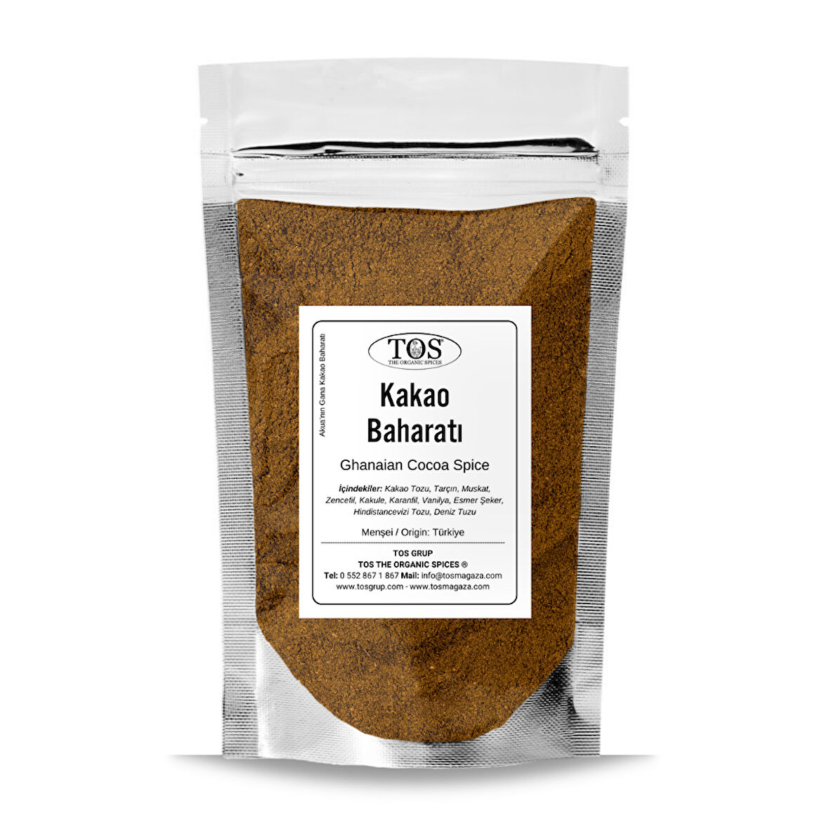 Akua’nın Gana Kakao Baharatı 100 gr Akua’s Ghanaian Cocoa Spice