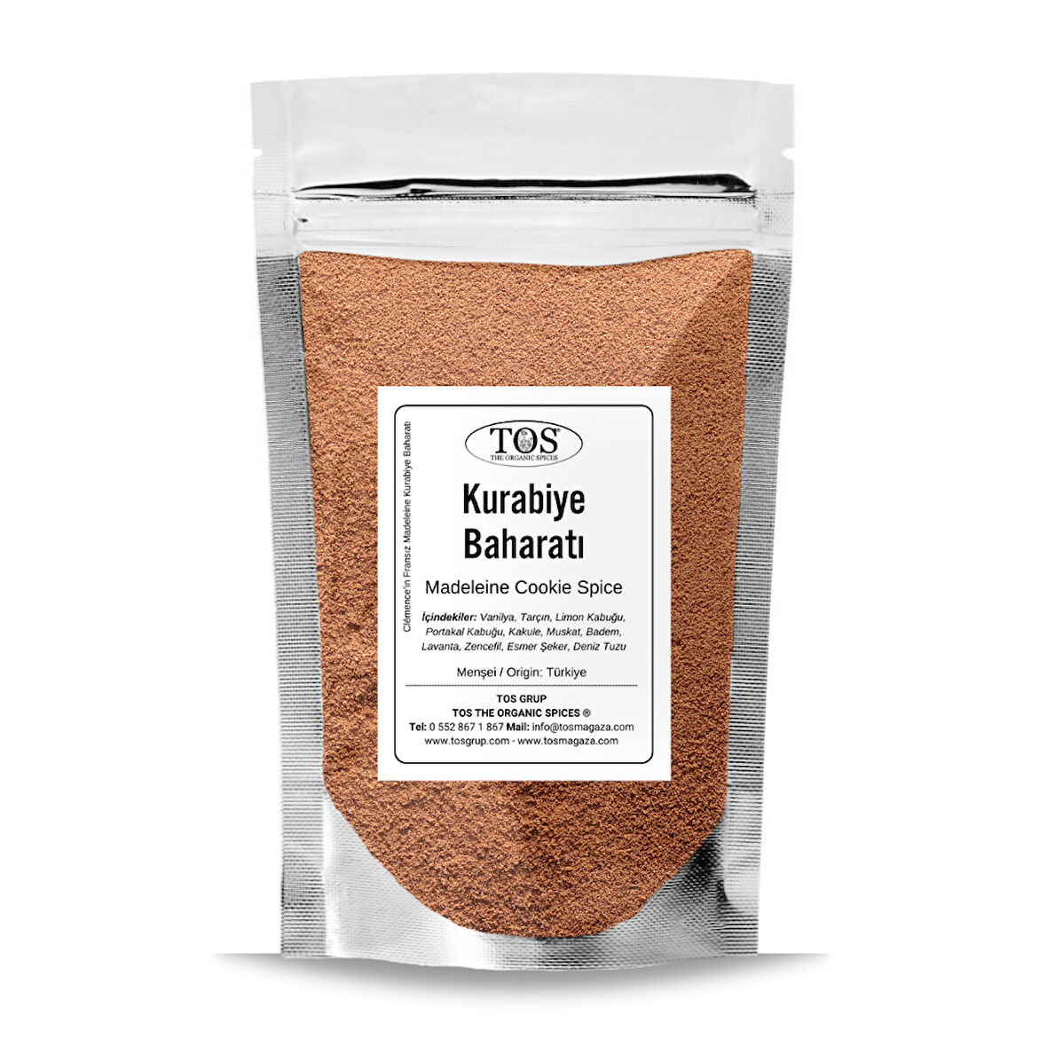 Clémence’in Fransız Madeleine Kurabiye Baharatı 500 gr Clémence’s French Madeleine Cookie Spice
