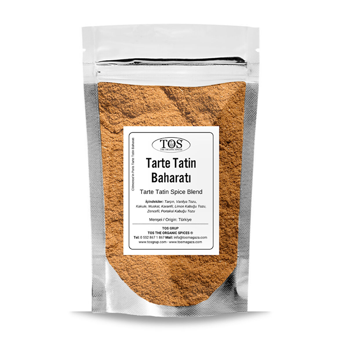 Clémence’in Paris Tarte Tatin Baharatı 100 gr Clémence’s Parisian Tarte Tatin Spice