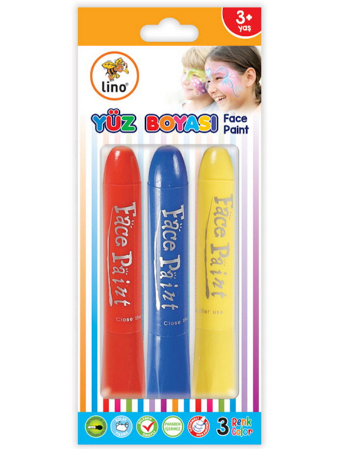 Yıkanabilir Yüz  Boyası