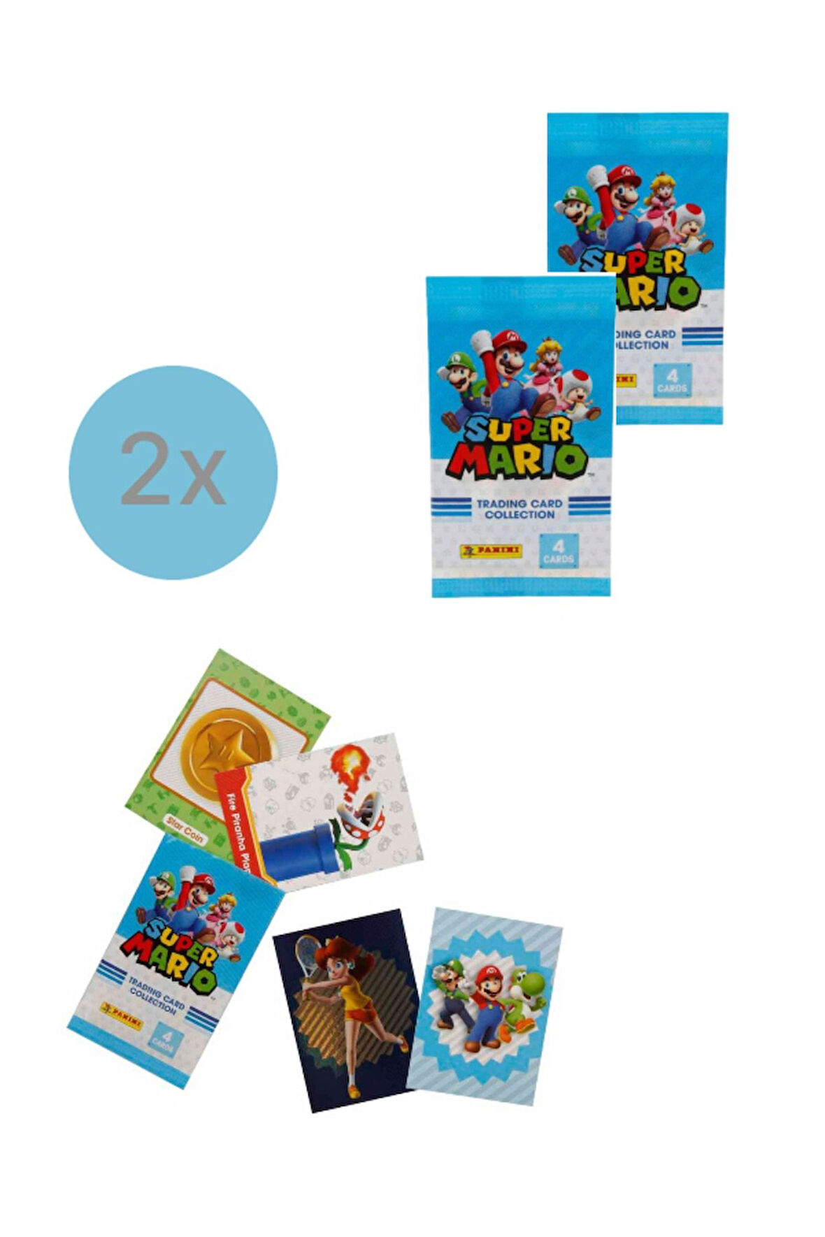 Super Mario Trading Kartları - 2 Paket