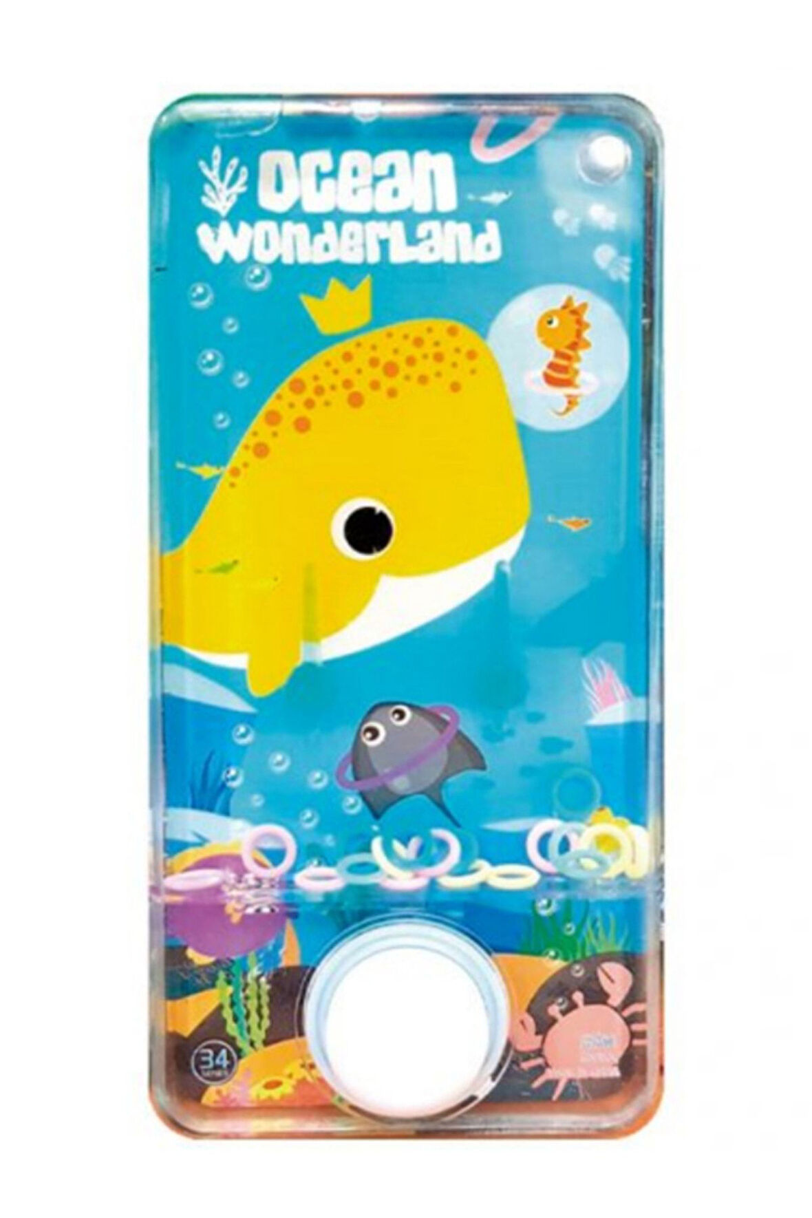 Okyanus Temalı Suda Halka Geçirme Oyunu - Transparent Water Game ( Balina )