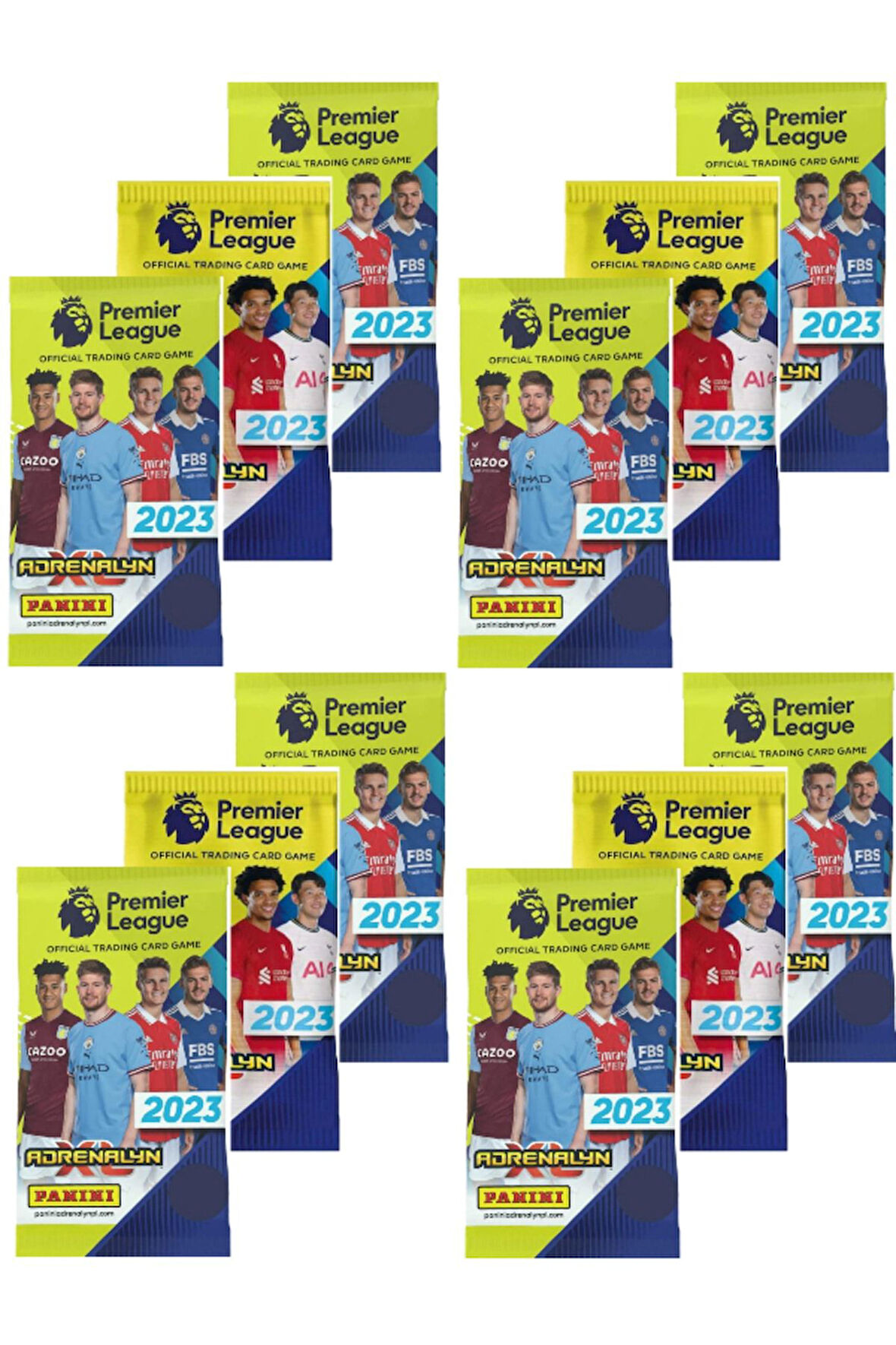 Panini Premier League 2022 - 23 Trading Card - Ingiltere Premier Ligi Futbolcu Kartları ( 12 Paket)