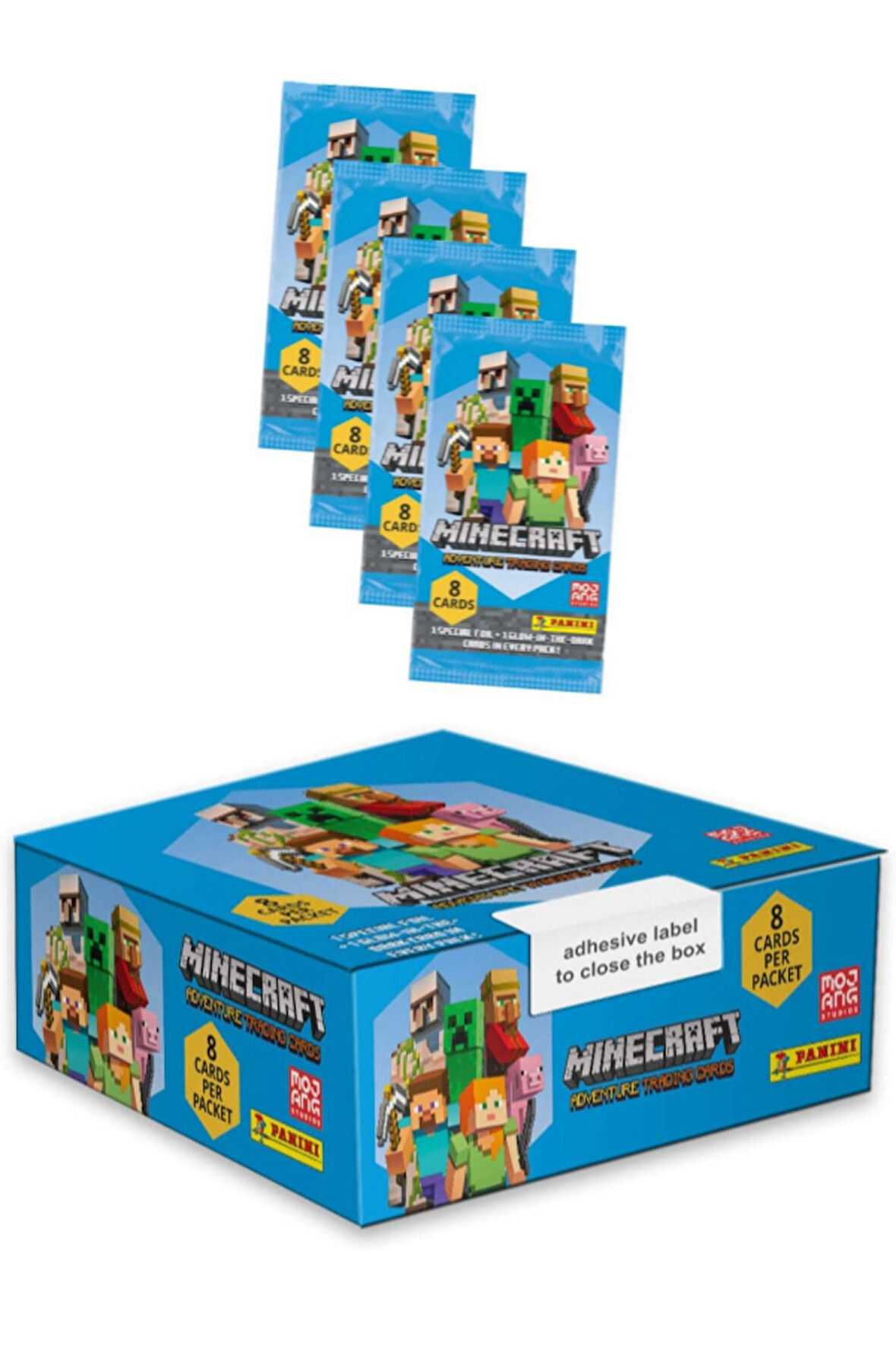 Panini Minecraft Trading Kart - 4 Paket