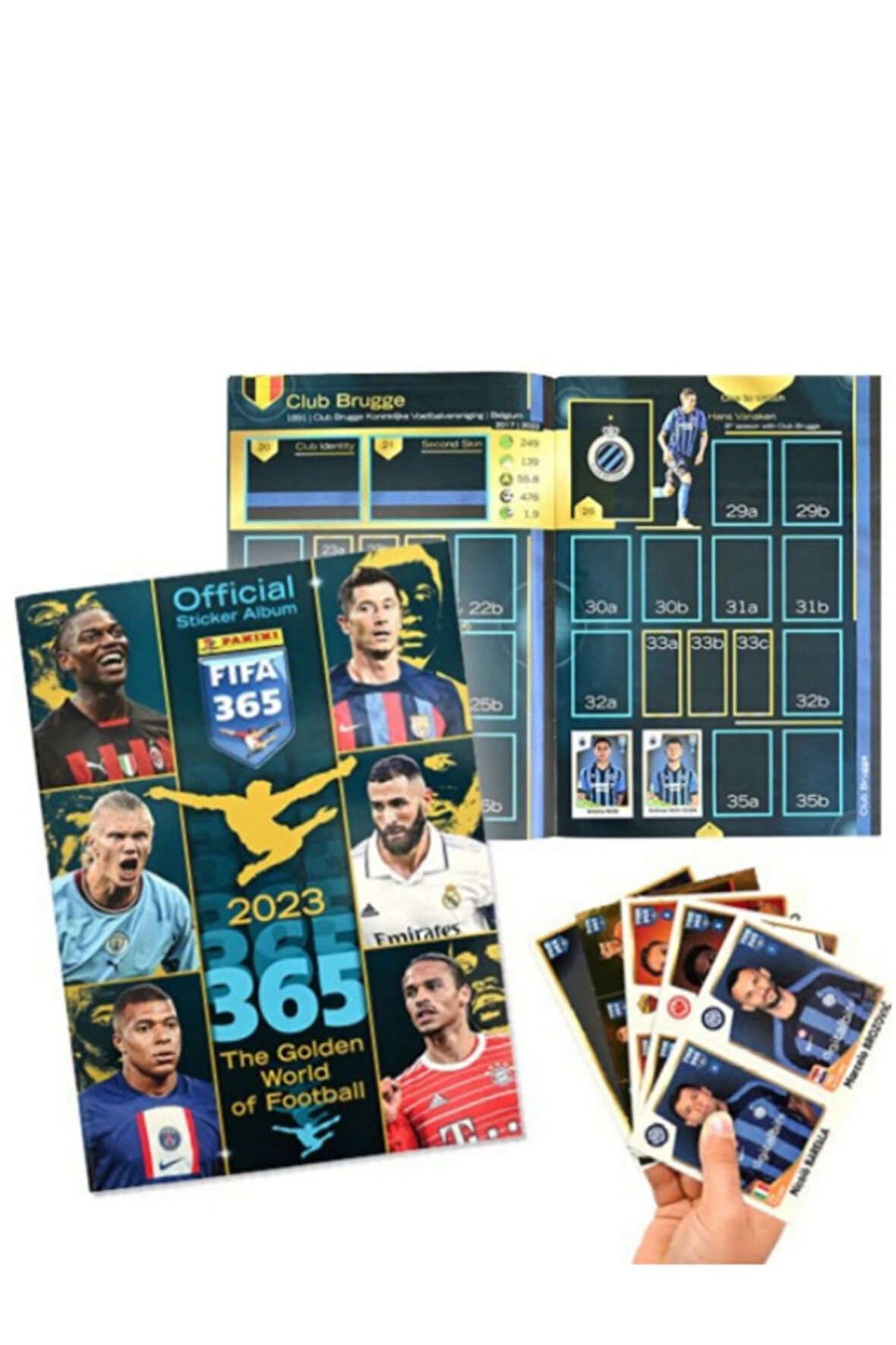 Panini Fifa 365 2023 Futbolcu Stickers Kartları Albümü 2 Paket Stickers