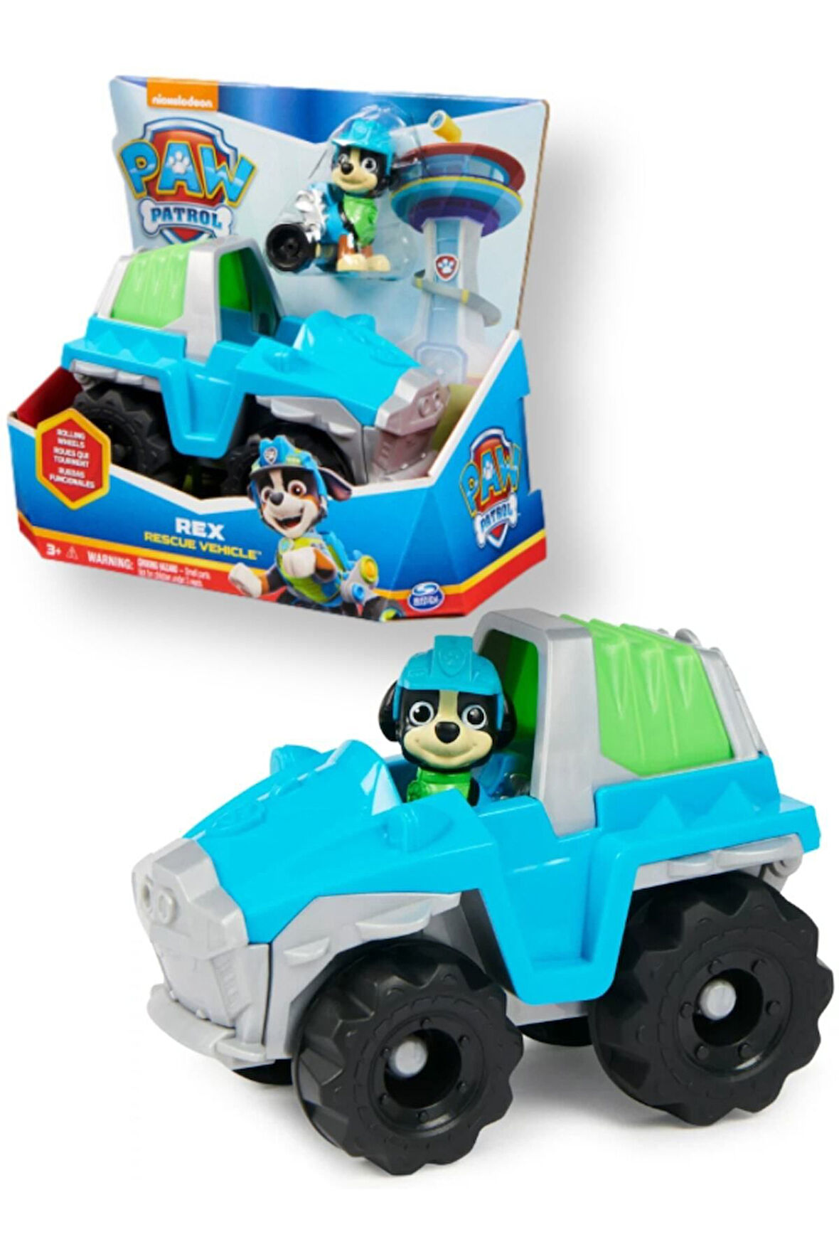 Paw Patrol Rex' in Dinozor Kurtarma Aracı ve Figürü SPM-6052310