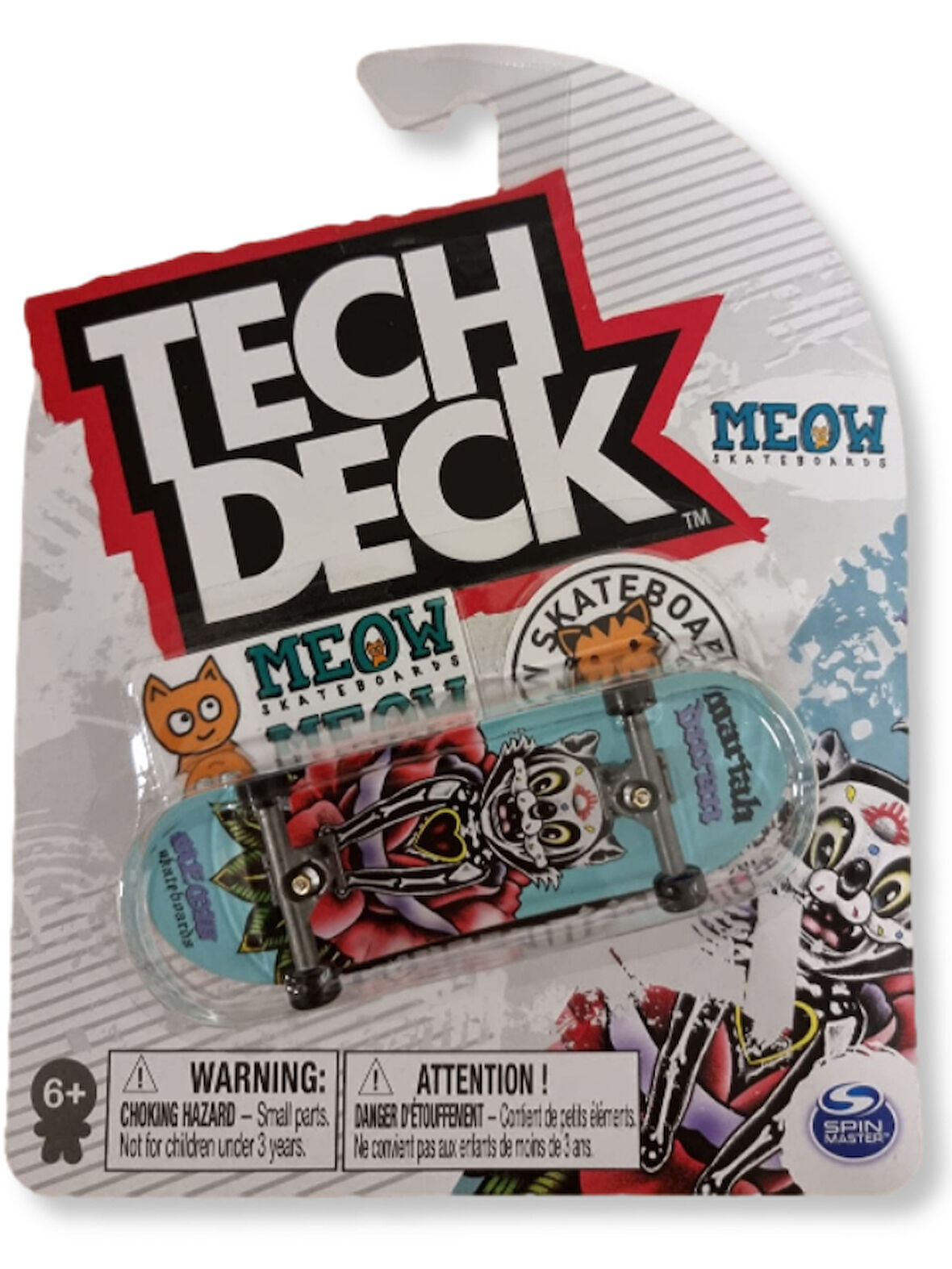 Tech Deck Parmak Kaykayı Tekli Paket 96 mm - Meow