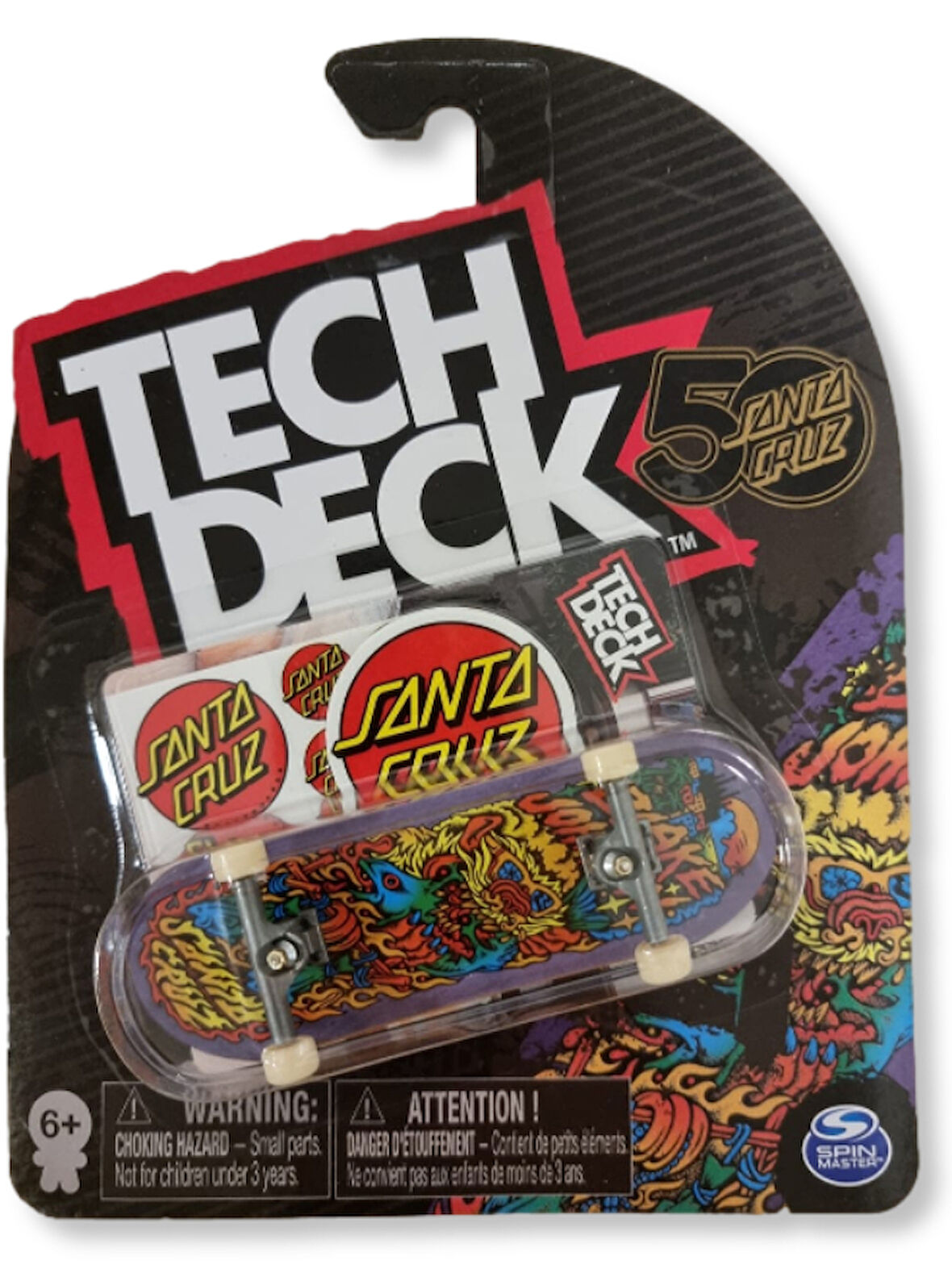 Tech Deck Parmak Kaykayı Tekli Paket 96 mm - 5 Santa Cruz - 1